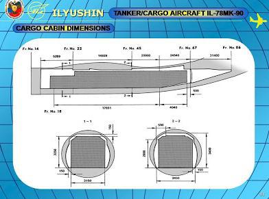 图为伊尔-78MK的多用途燃油舱设想图。