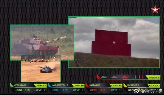 命中目标的中国队