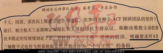 图片:沈阳所认为歼-8IIACT作为歼-10的备份