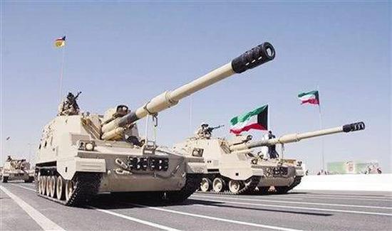 图为中东某国装备的中国产自行火炮。