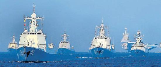 中国海军海上阅兵有看点 第二代驱护舰为何无一参加
