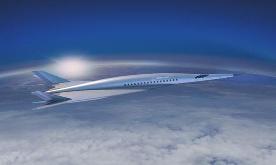 图为波音公司的超音速客机想象图。