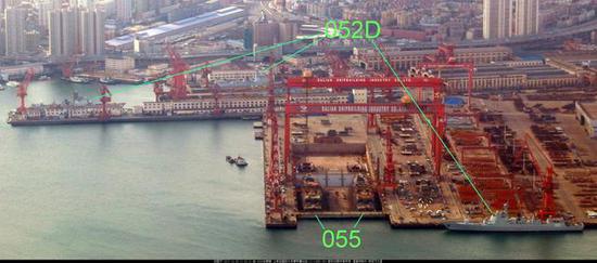 图片：055的30万吨级船坞全貌，感谢原作者