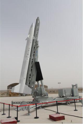 天鹰6号探空火箭及其发射架