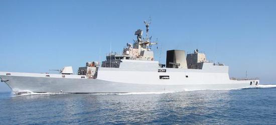 图为拟定于印度海军服役的“卡莫尔塔”级护卫舰。