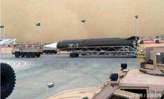 2014年沙特首次对外公开了东风3导弹的存在