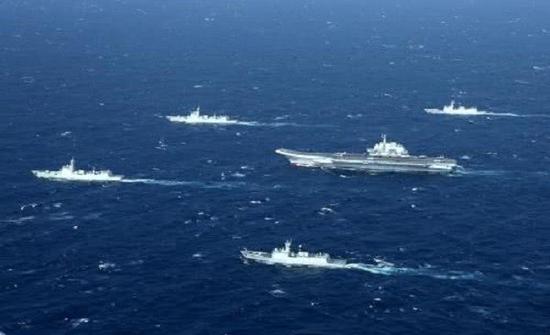 遼寧艦編隊已經正式執行前沿海域部署任務