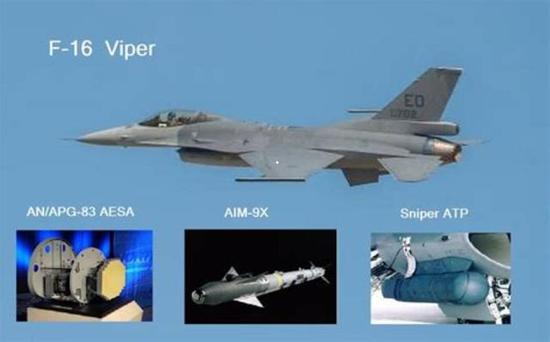 （F-16V的主要升级项目还是放在了航电雷达方面）