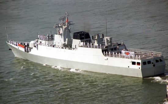  图注：056型轻型护卫舰