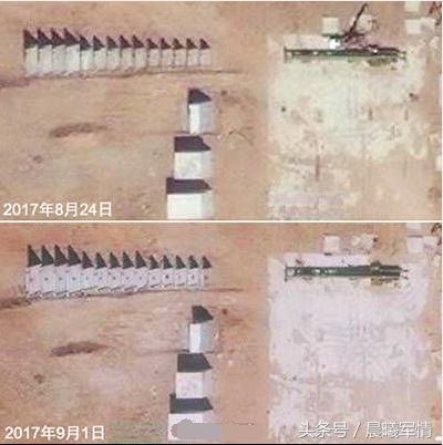 中国去年进行的电磁炮陆地试验，注意下图里的穿孔（鸣谢星海军事）