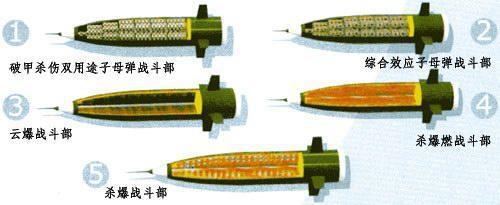 WS-2D各型号战斗部