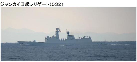 中国海军054A型护卫舰荆州舰。