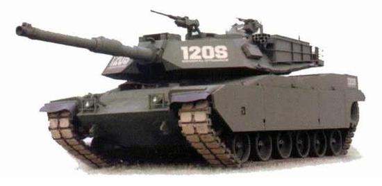 图片：换头手术后的魔改M60，是不是外形很像M1坦克啊？
