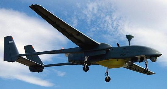 苍鹭无人机，可携带雷达和光学侦察系统