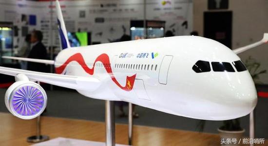 資料圖:中國CR-929模型