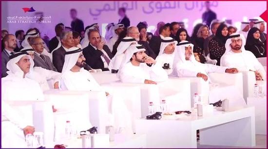 ▲12月12日,迪拜阿拉伯战略论坛召开,本次论坛主题为“2018年的世界状况”。(沙特阿拉伯《中东报》)