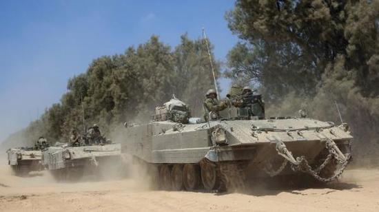 巴以局势再次紧张 以色列增购重型步兵战车备