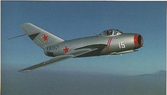 图为米格-15战斗机
