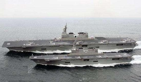 两型准航母差别很大