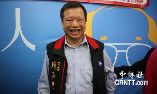 福建漳州台商协会会长廖万隆。(来源:香港中评社)