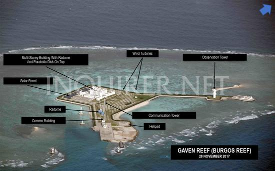 图19:南薰礁全景,摄于2017年11月28日。