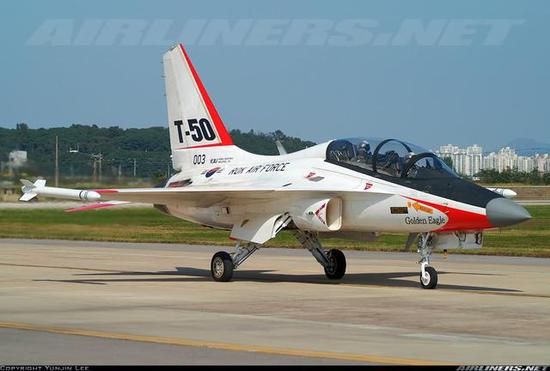 图片：韩国T-50教练机的畅销，使Aerospace Industries公司进入榜单。