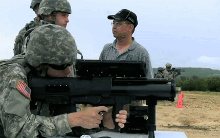 XM25的效能测试,可以看见它出色的的攻坚能力