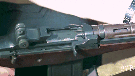 ▲M14步枪发射