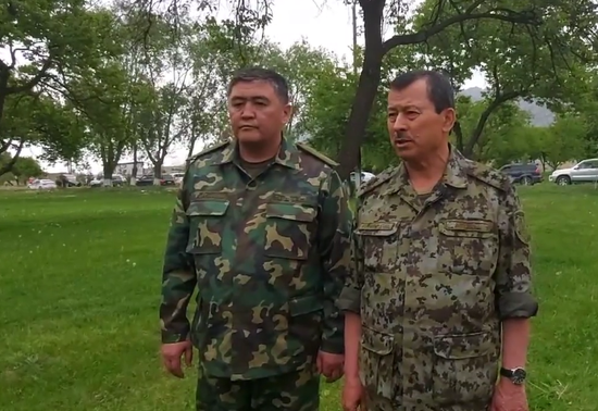 △图为塔希耶夫(左)和亚季莫夫 图片来源:当地媒体视频报道截图