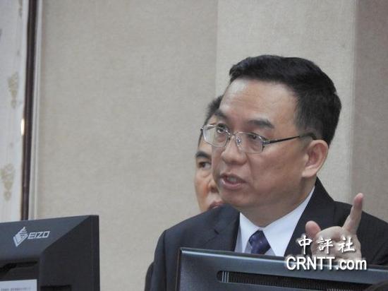 图为台安全部门“特勤中心”副指挥官周广齐。(图源:中评社)