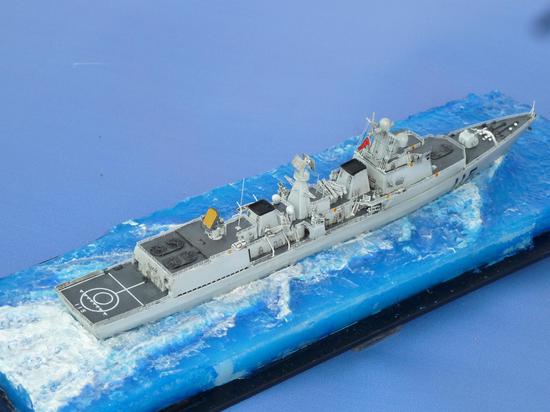 我与海军70周年比赛:中国051C舰和071