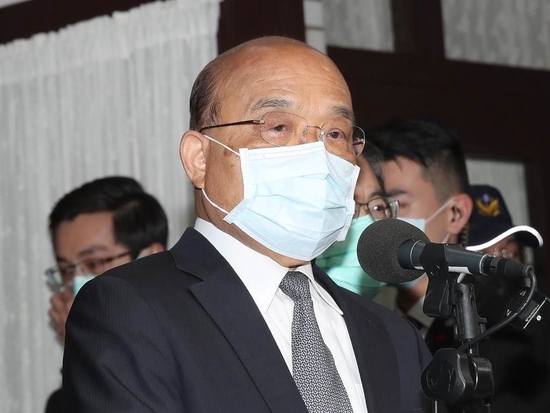 台行政机构负责人苏贞昌(资料图)