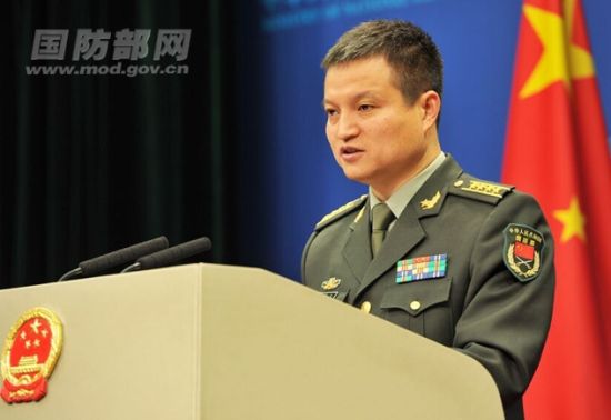 国防部新闻发言人杨宇军