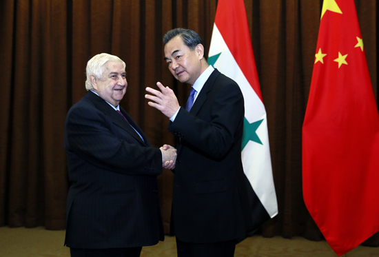 王毅会见穆阿利姆