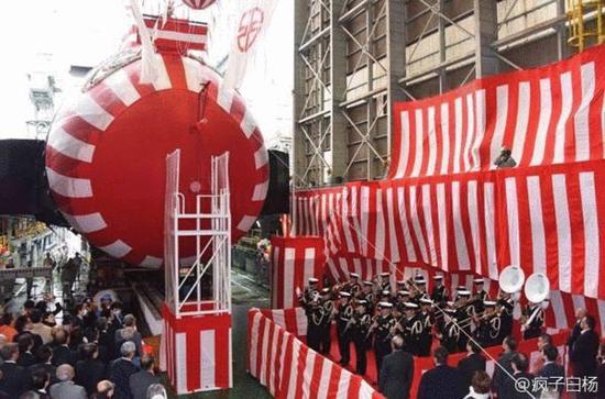 日本最先进潜艇“苍龙”级“赤龙”号下水。