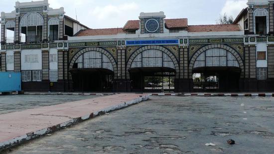 塞内加尔首都达喀尔旧火车站,是连接塞内加尔,马里铁路的起点