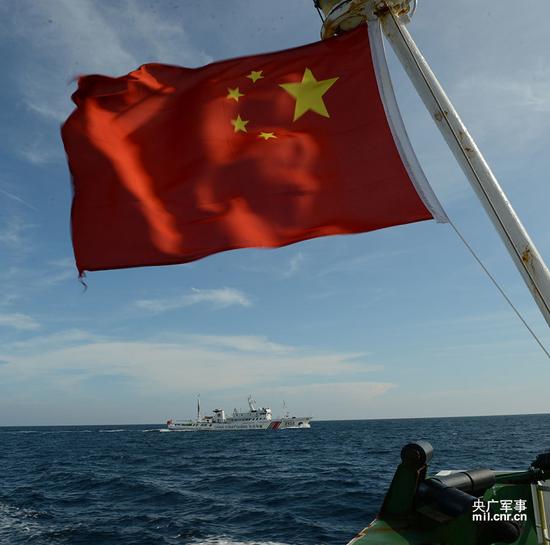 资料图:中国执法船巡航钓鱼岛