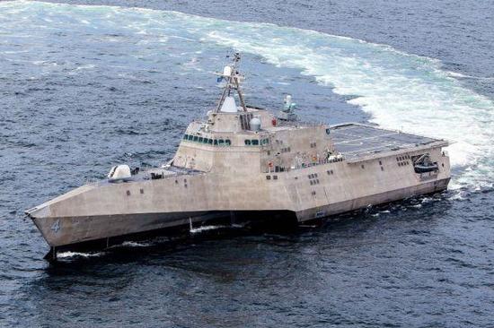 美媒:美国濒海战斗舰将配隐身反舰导弹对抗中