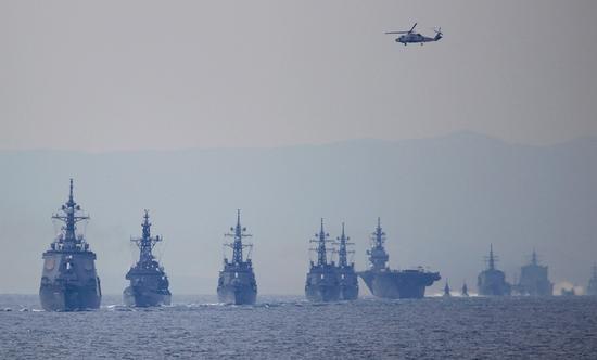 日本海上自卫队阅舰式