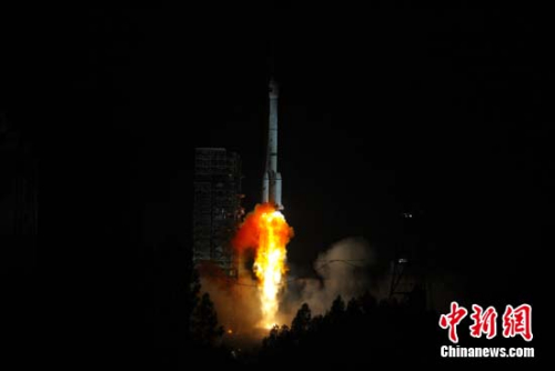 资料图:高分四号卫星发射