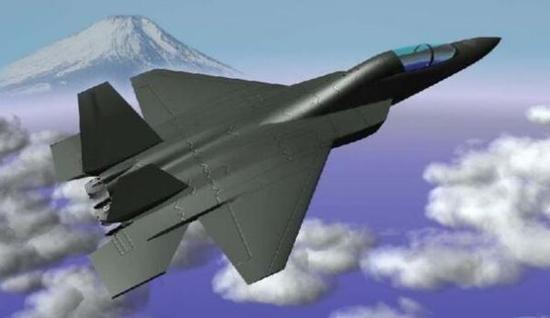 日本防卫省2007年8月发布已决定发展的下一代隐形飞机画样(图片来源网络)