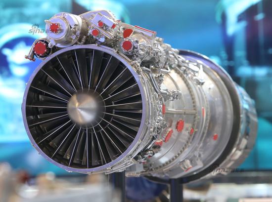 资料图:航空发动机模型
