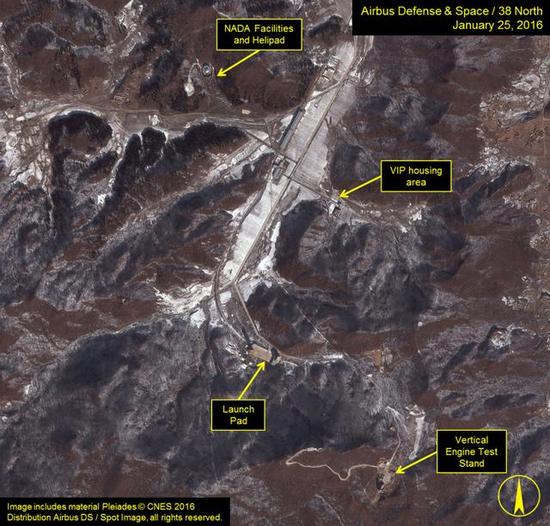 美研究机构公开朝鲜导弹基地最新卫星图像
