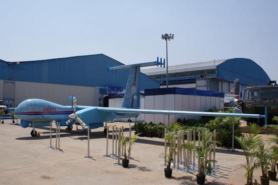 资料图:印度“鲁斯特姆”无人机