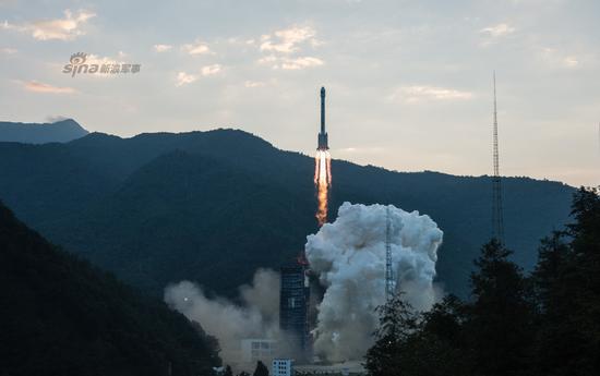 资料图:北斗卫星发射成功