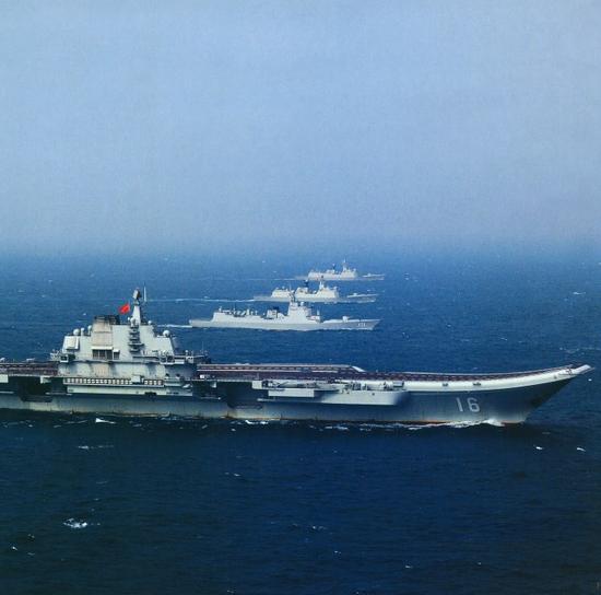 资料图:辽宁舰编队