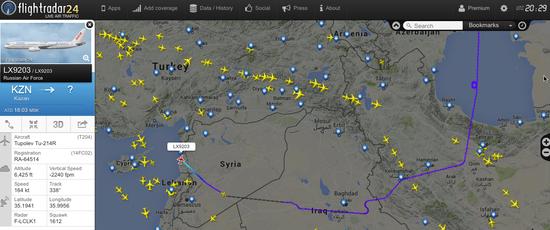 Flightradar24վ215ṩϢȷʵһͼ-214Rִ 