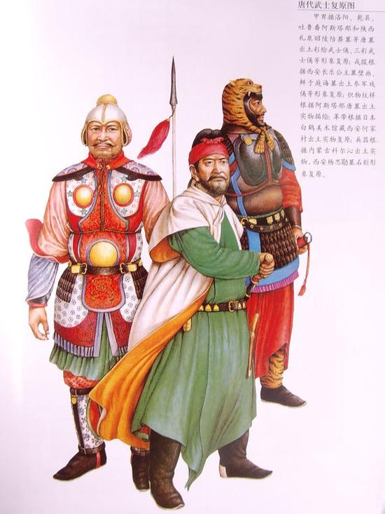 唐代武士复原图