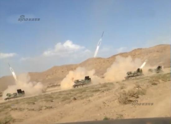 资料图:21军高原大兵群实战演练