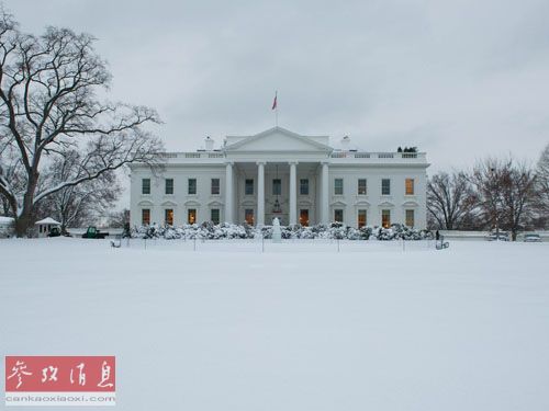 雪后的白宫（资料图片）